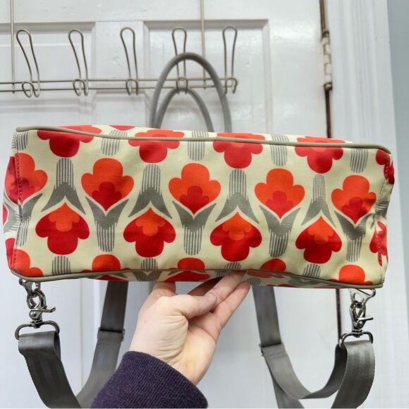 PPB Petunia Pickle Bottom Glazed Sashay Satchel Brittany Blooms diaper bag. - Picture 4 of 9